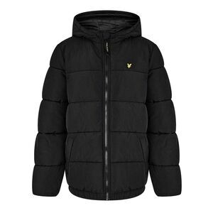 Lyle & Scott Childrens/Kids Quilted Puffer Jacket / Black
